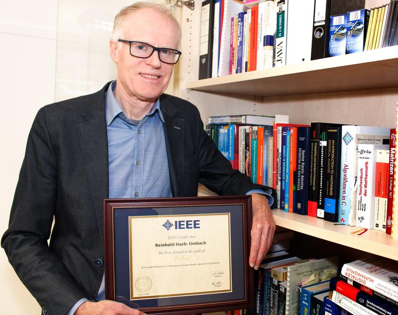 Prof. Dr.-Ing. Häb-Umbach wurde zum „IEEE Fellow“ ernannt.