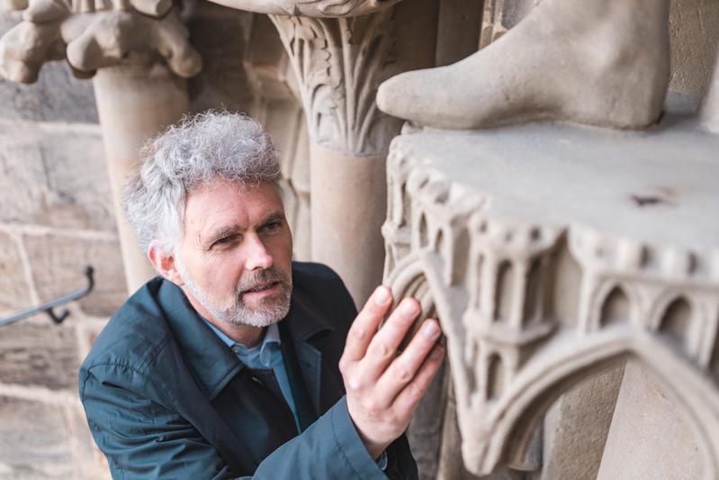 Der Bamberger Kunsthistoriker Stephan Albrecht forscht seit Jahrzehnten zu Kathedralen wie in diesem Fall am Bamberger Dom. 