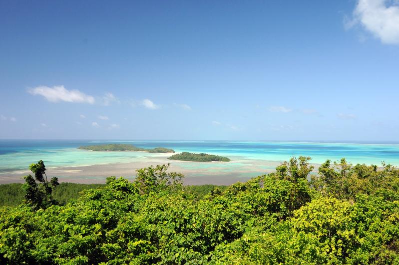 Riff vor Babeldaob, der größten Insel Palaus 