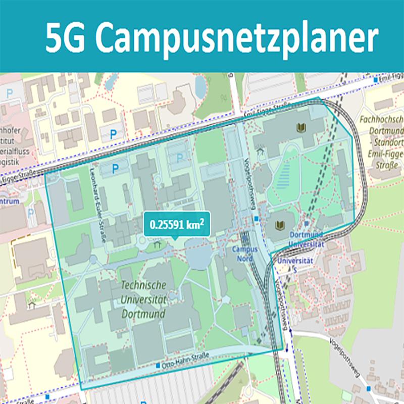 Den Campusnetzplaner kann die TU Dortmund auch für ihren eigenen Campus einsetzen