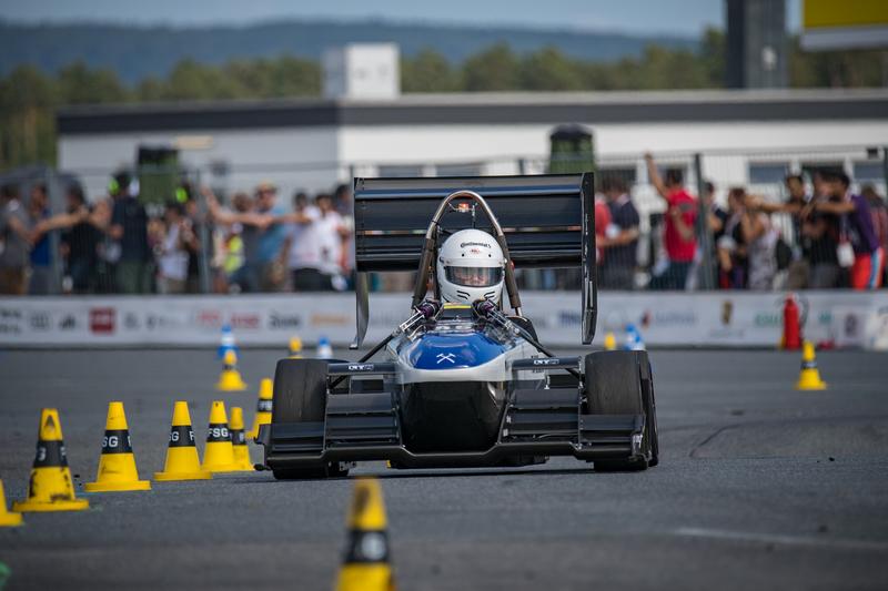 The RT13 at the Formula Student Germany 2019. 