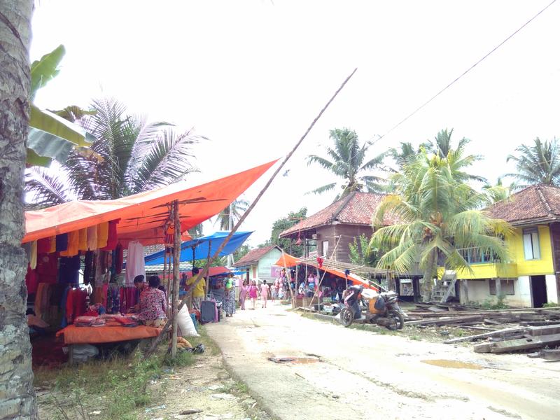Eine Marktszene in Muara Sekalo, dem indonesischen Dorf, in dem die Untersuchung durchgeführt wurde.