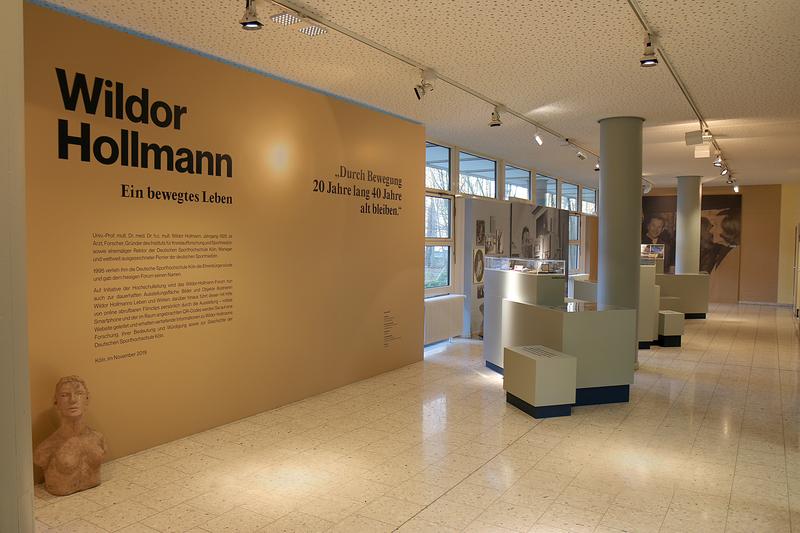 Dauerausstellung "Wildor Hollmann - Ein bewegtes Leben". Ausstellungseröffnung am 29. Januar 2020.