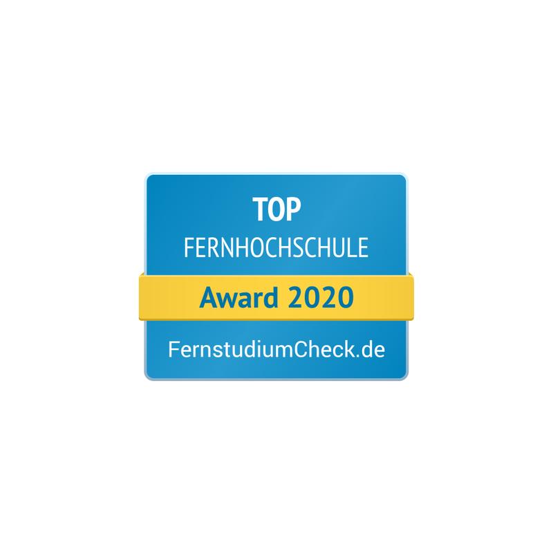 FernstudiumCheck Award beliebteste Fernhochschulen 2020 