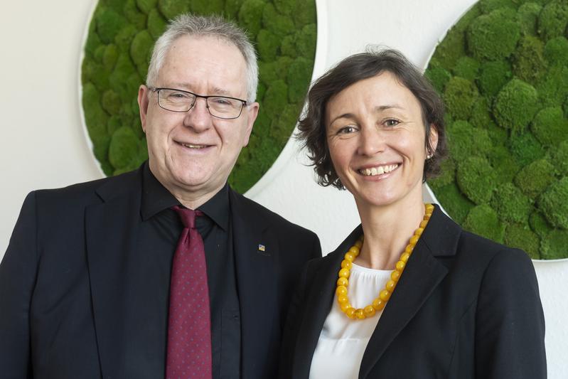 Michael Hoch mit Anna-Katharina Hornidge