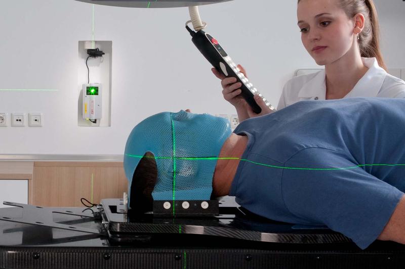 Patientenpositionierung mittels Lasertechnik