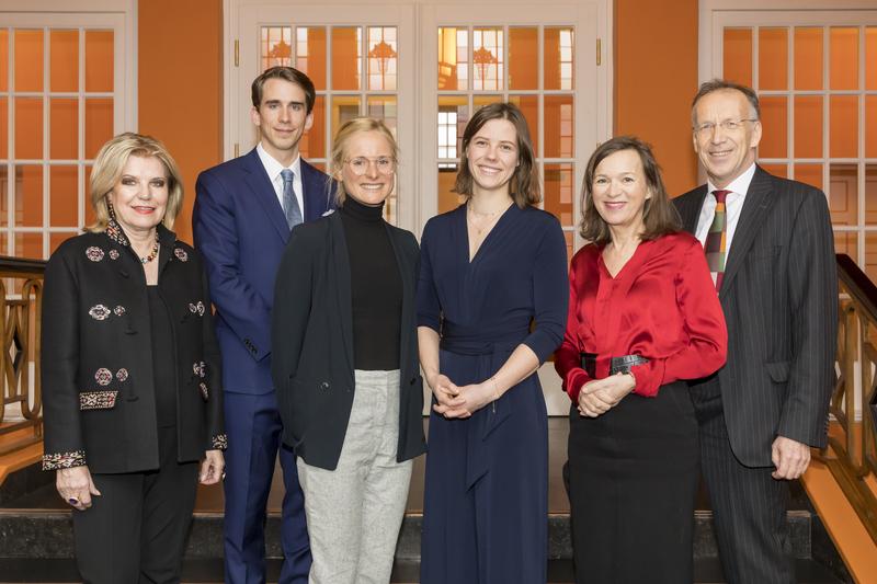 Honorarkonsulin Eva-Maria Greve, Priv.-Doz. Dr. Gabriel Broocks, Dr. Leonie Konczalla, Dr. Angelique Hölzemer, Staatsrätin Dr. Eva Gümbel, Prof. Dr. Ansgar W. Lohse