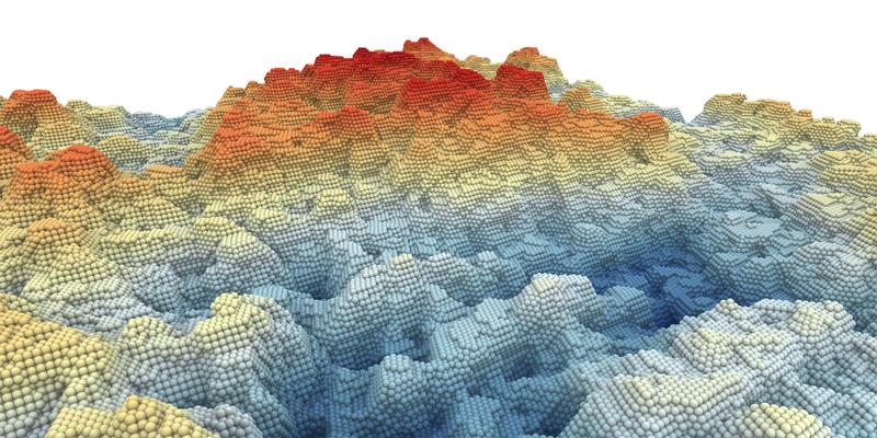Flächen aus unterschiedlichen Materialien entwickeln stets Oberflächenrauigkeit mit identischen statistischen Eigenschaften.