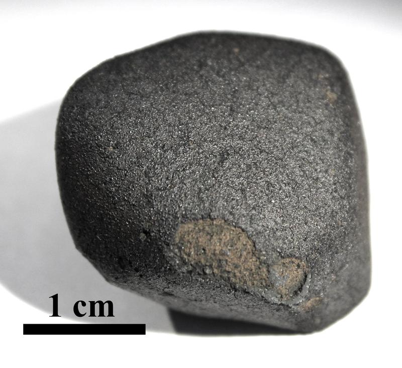 Der Meteorit „Flensburg“ in der Nahaufnahme