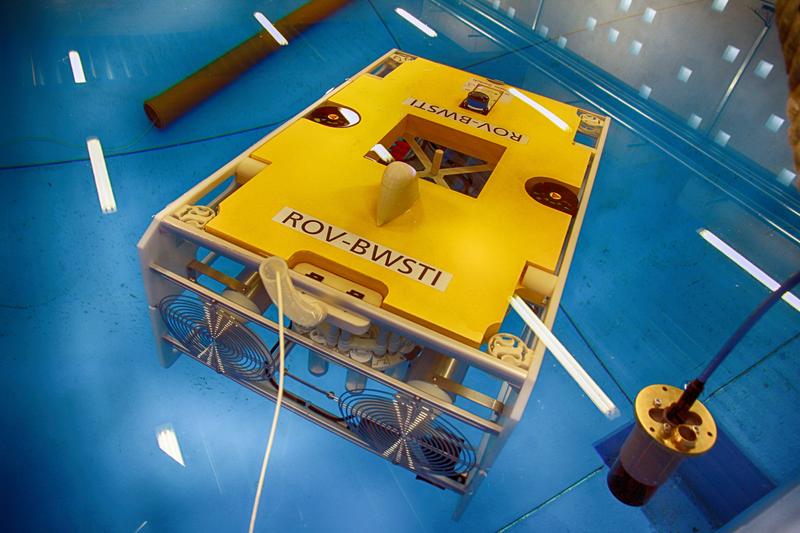 Fraunhofer-Unterwasserroboter, der als Plattform für die ersten Feldversuche dienen wird