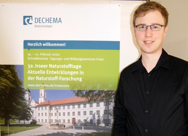 DECHEMA-Doktorandenpreis für Naturstoffforschung 2020 für Dr. Jan Rinkel 