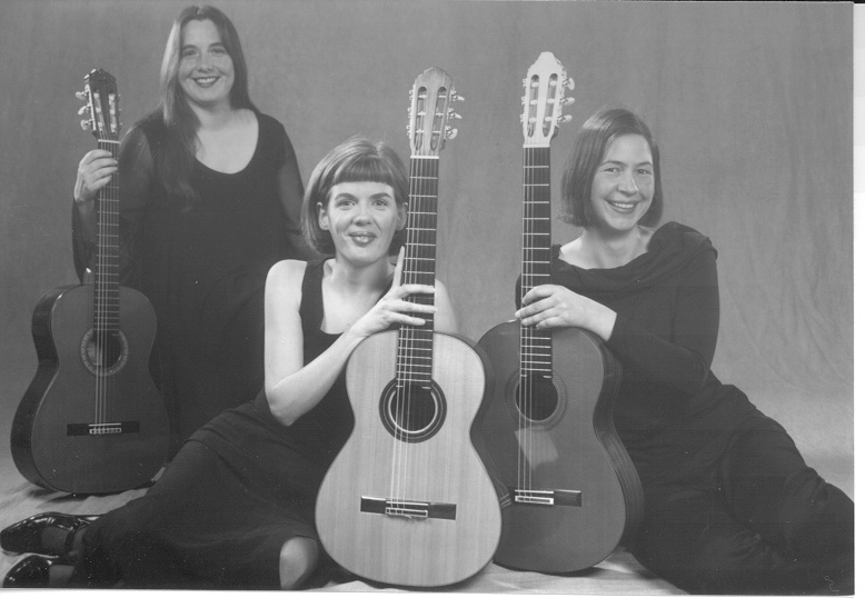 Gitarren-Trio Fiora (von rechts: Angelika Ertner, Antje Obermüller und Anja-Kathrin Peters)