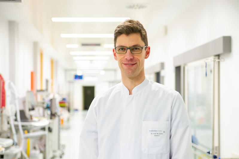 Prof. Dr. Patrick Meybohm ist der neue Direktor der Klinik und Poliklinik für Anästhesiologie, Intensivmedizin und Schmerztherapie am Uniklinikum Würzburg.