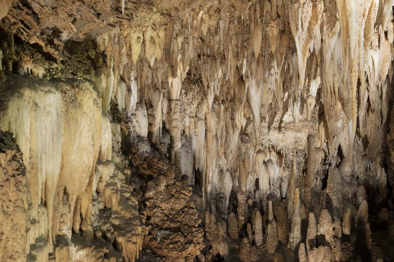 Tropfsteine in der Corchia Höhle in den Apuanischen Alpen Italiens