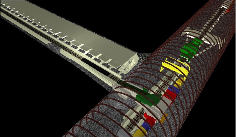 Streb-Streckenkomplex