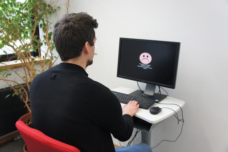 Regensburger Psychologinnen und Psychologen untersuchen Aggressionsbereitschaft mithilfe eines Computerspiels.