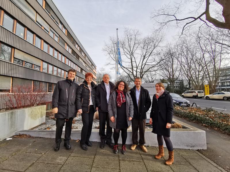 Das Göttinger Projektteam bei der Vorstellung beim DAAD in Bonn.