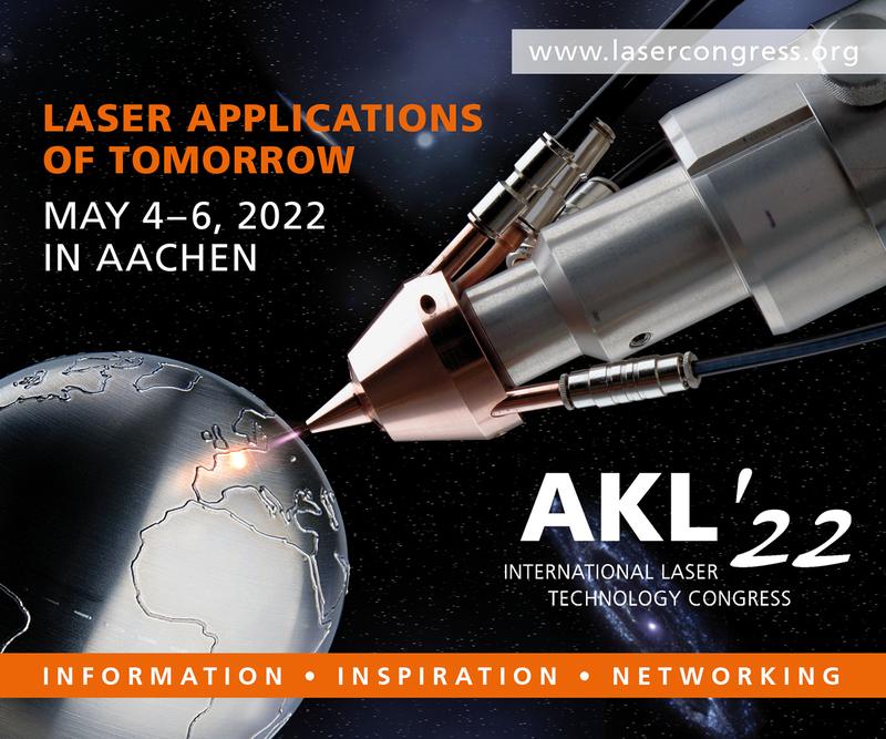 Vom 4. bis 6. Mai 2022 wird der AKL – International Laser Technology Congress wieder in seiner gewohnten Form stattfinden.