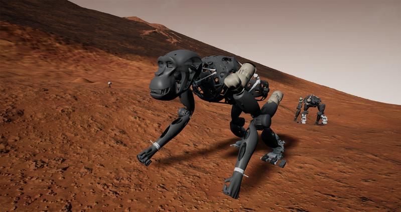 Die TZI-Software ermöglicht es, das komplexe Zusammenspiel zwischen den Robotern unter Berücksichtigung aller Besonderheiten des Mars zu simulieren.