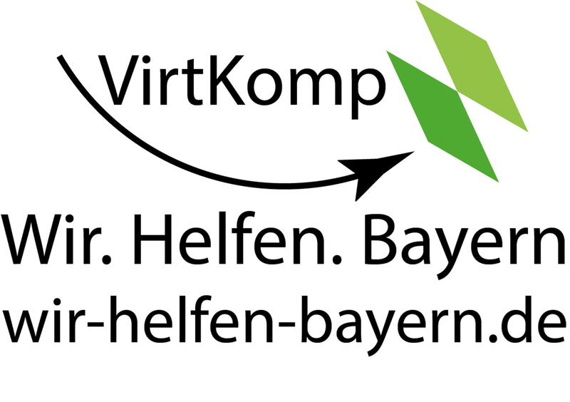 Logo der Initiative "Wir.Helfen.Bayern"