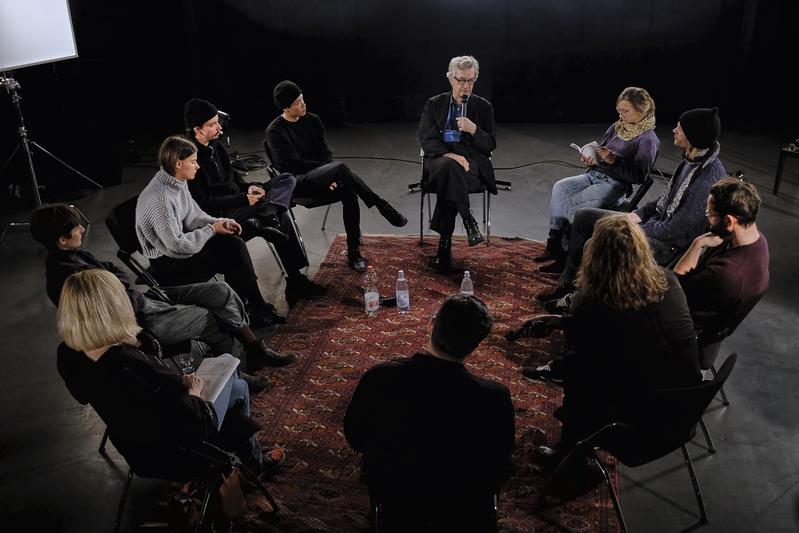 Wim Wenders beantwortet Fragen zum Film "Himmel über Berlin"