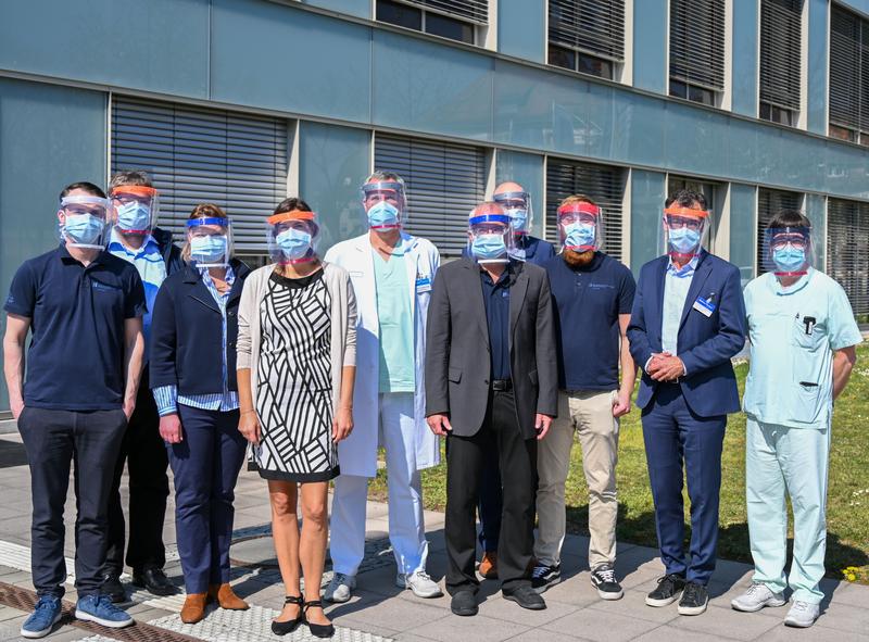 TH Nürnberg unterstützt Klinikum Nürnberg mit Gesichtsschutzmasken aus dem 3D-Drucker