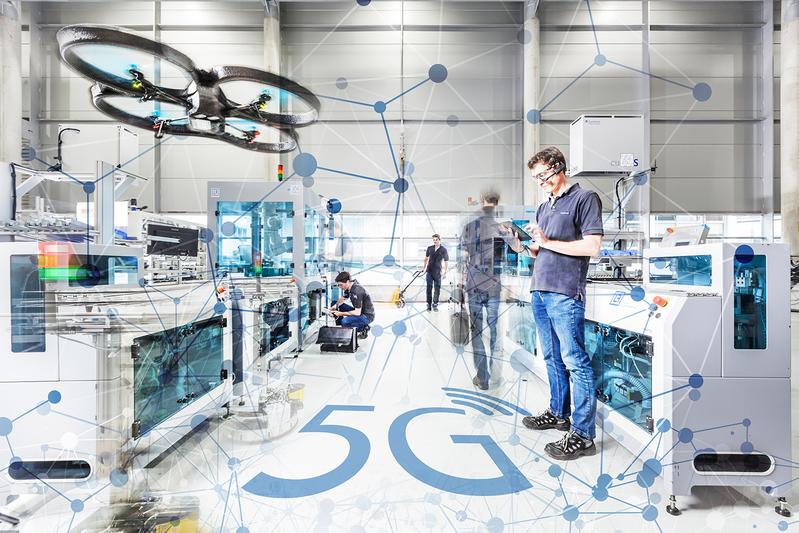 Der neue Mobilfunkstandard 5G berücksichtigt erstmals die Bedürfnisse der Industrie.