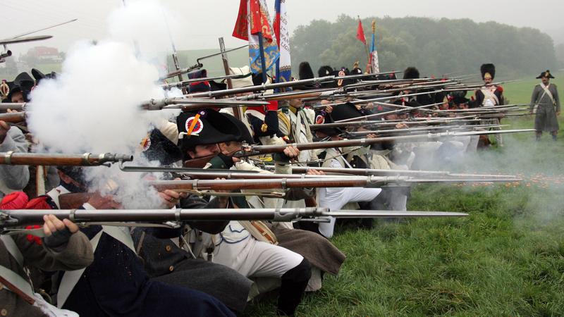 Nachstellung der Doppelschlacht von Jena und Auerstedt. Der Jenaer Verein gehört zu den deutschen Vorreitern der Reenactment-Szene.