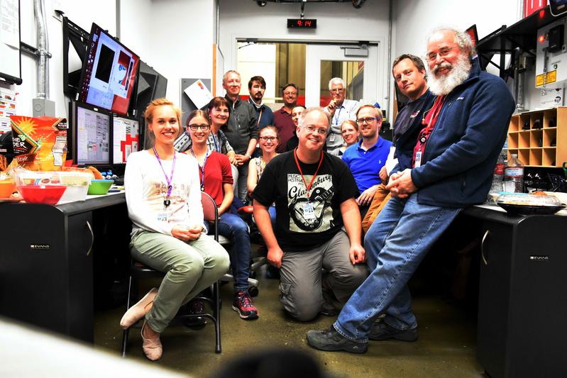 The FEL group of the Department for Biomolecular Mechanisms with Dr. Gabriela Nass Kovacs (first person at the left side). 