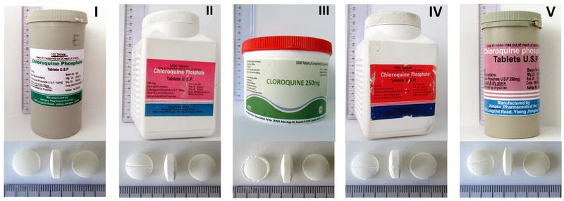 Five falsified “chloroquine” products found in Cameroon and the Democratic Republic of Congo 
