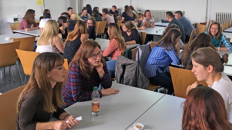 Kooperations-Veranstaltung mit Studierenden aus Mazedonien.