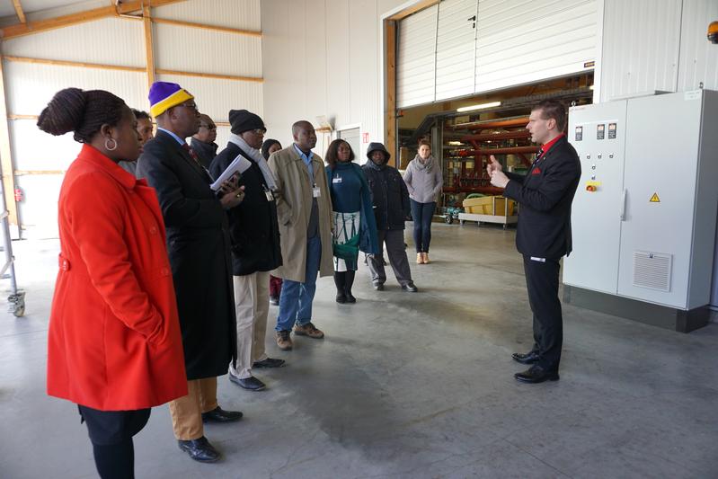 Delegation from WASCAL visited the DBFZ research biogas plant in Leipzig in March 2019