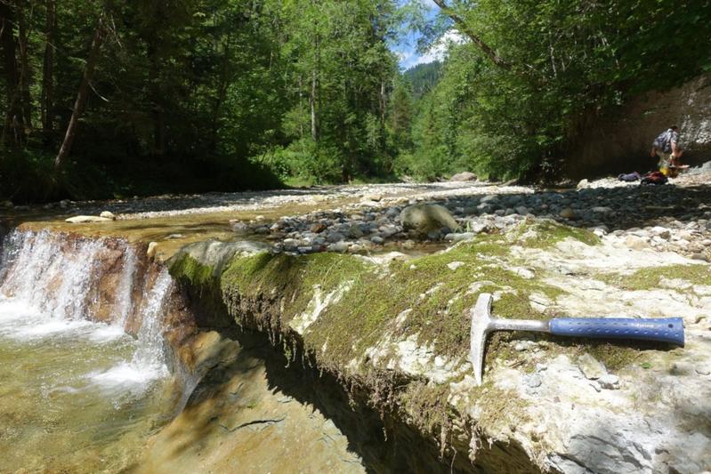 Die Karbonatknollen treten am Fontannen-Fluss im Schweizer Kanton Luzern zu Tage und wurden dort beprobt. 