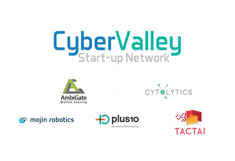Die fünf neuen Mitglieder des Cyber Valley Start-Up Network
