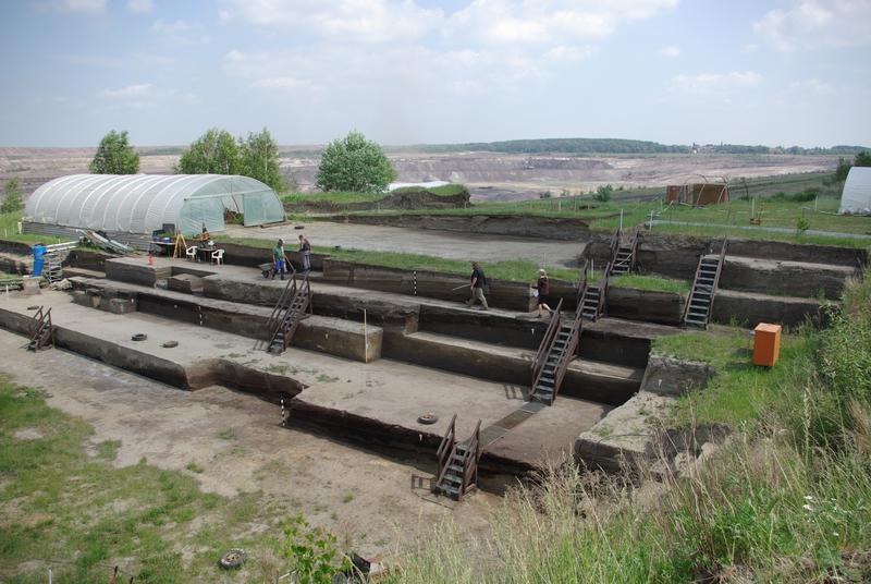 Die Ausgrabungsstelle Schöningen