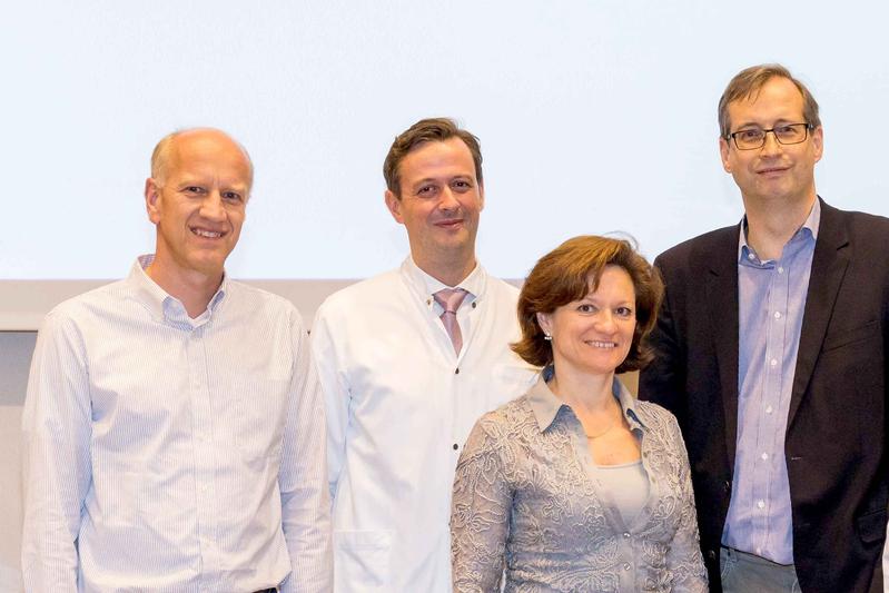  Die Autoren der Studie: Ulf Dittmer, Timm Westhoff, Nina Babel, Oliver Witzke (von links) 