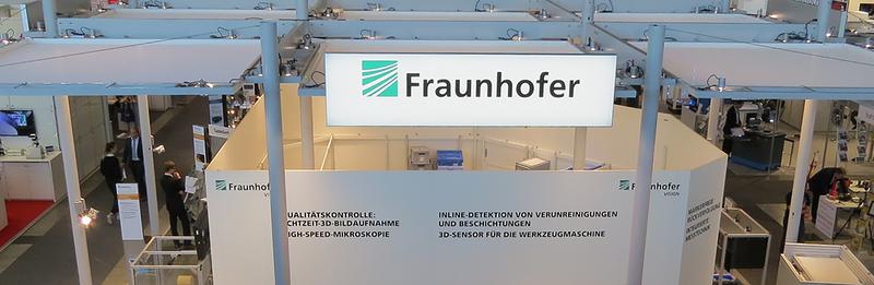 Messestand der Fraunhofer-Allianz Vision auf der Control 2019
