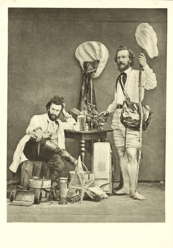 Ernst Haeckel (r.) und Nikolai Miklucho-Maclay in den 1860ern. 