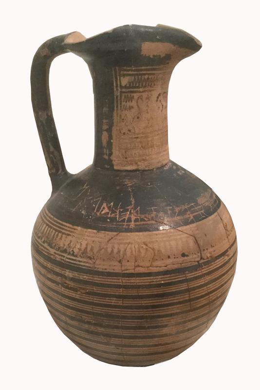 Attische Amphora des Frühprotogeometrisch aus Athen. Gefäße wie diese bilden die Grundlage für die Konstruktion des griechischen geschichtswissenschaftlichen Zeitrasters, das jetzt aufgrund neuer Befunde in Frage gestellt wird.