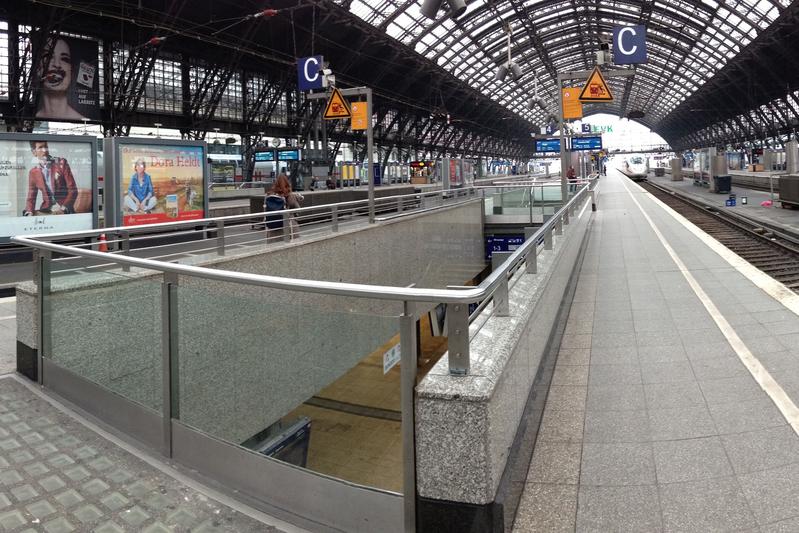 Köln Hauptbahnhof am Morgen des 20. März 2020