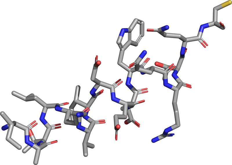 Dreidimensionale chemische Struktur des VEGFD-basierten Therapeutikums.