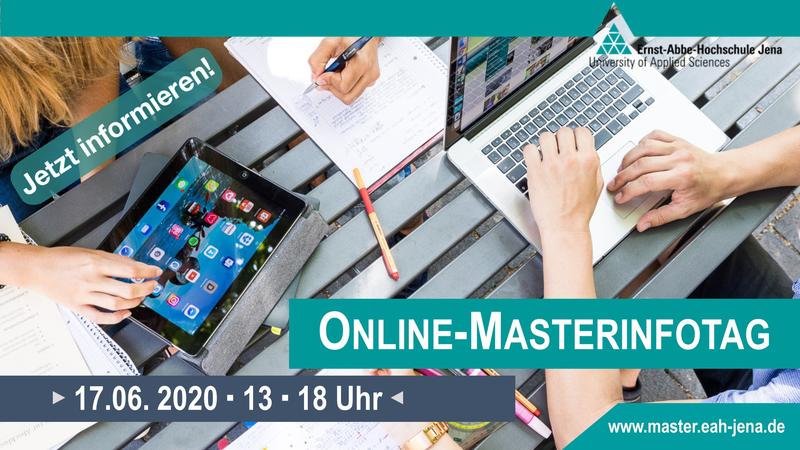 Online-Mastertag am 17. Juni, EAH Jena 