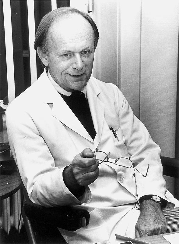 Prof. Dr. Dr. med. Fritz Eduard Müller im Bergmannsheil