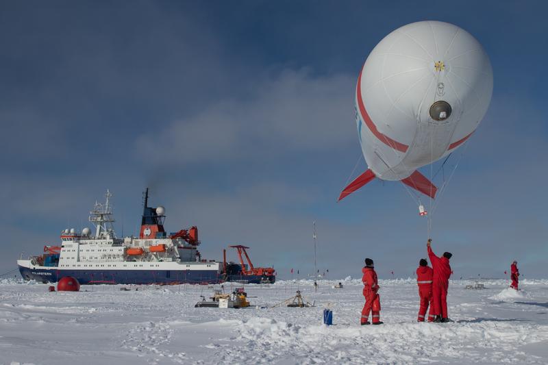 BELUGA-Vorgängermodell in der Arktis während der Expedition PS 106.1 im Rahmen des Sonderforschungsbereiches "Arctic Climate Change" (AC)³ im Jahr 2017