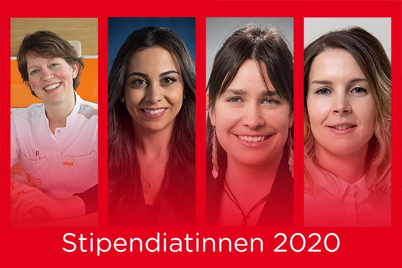 Ausgezeichnet mit dem John Hansen Research Grant: (v.l.n.r.) Dr. Mirjam Belderbos, Dr. Youli Ktena, Dr. Cynthia Perez und Dr. Andrea Schmidts