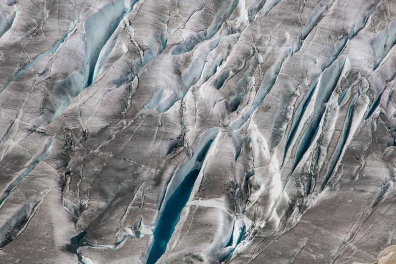 The Great Aletsch Glacier in summer 2019