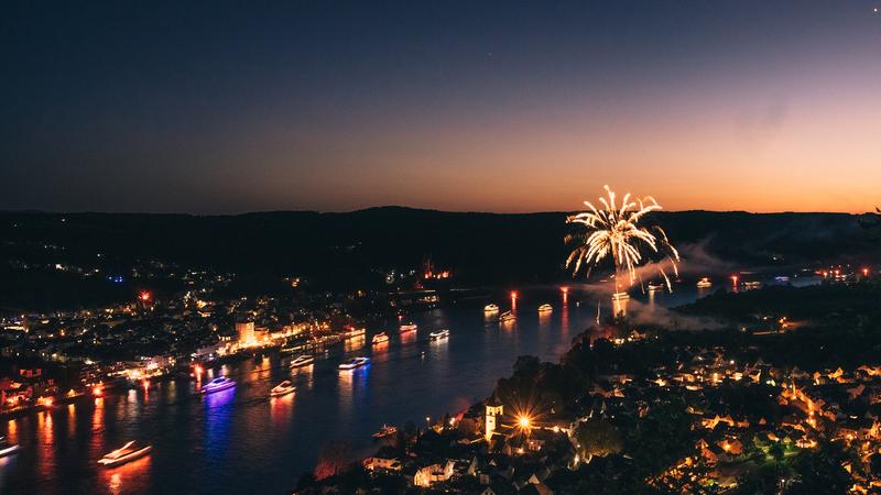 Rhein in Flammen, Bonn 2018.