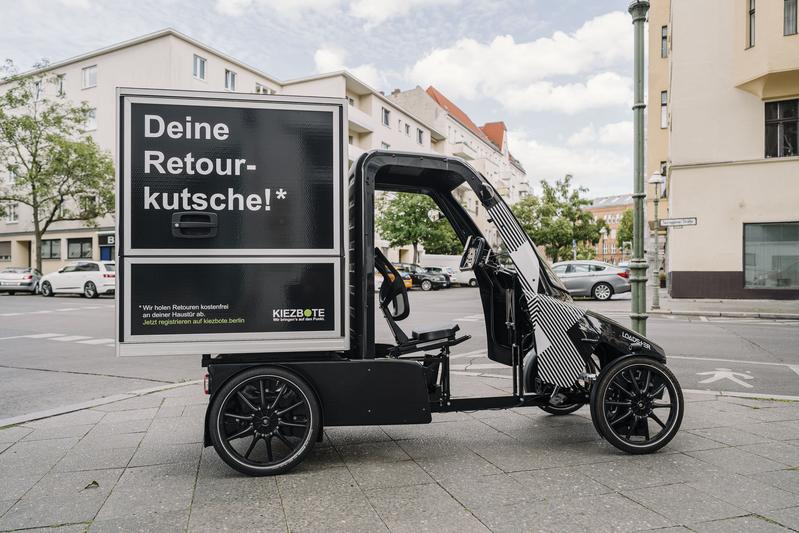 Das Lastenrad der Kiezboten, der Loadster der Firma Citkar