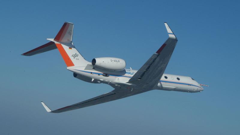 The research aircraft HALO.