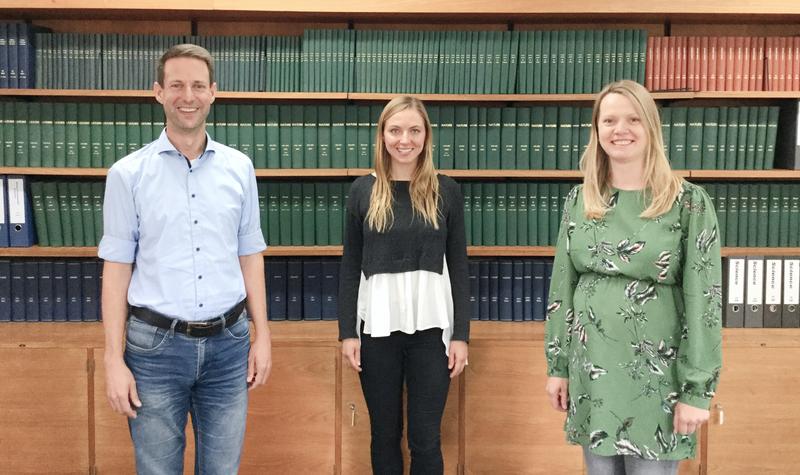 Die Gesichter hinter der Forschung: Arbeitsgruppenleiter Prof. Dr. Frank Tüttelmann, Dr. Margot Wyrwoll (M.) und Dr. Corinna Friedrich